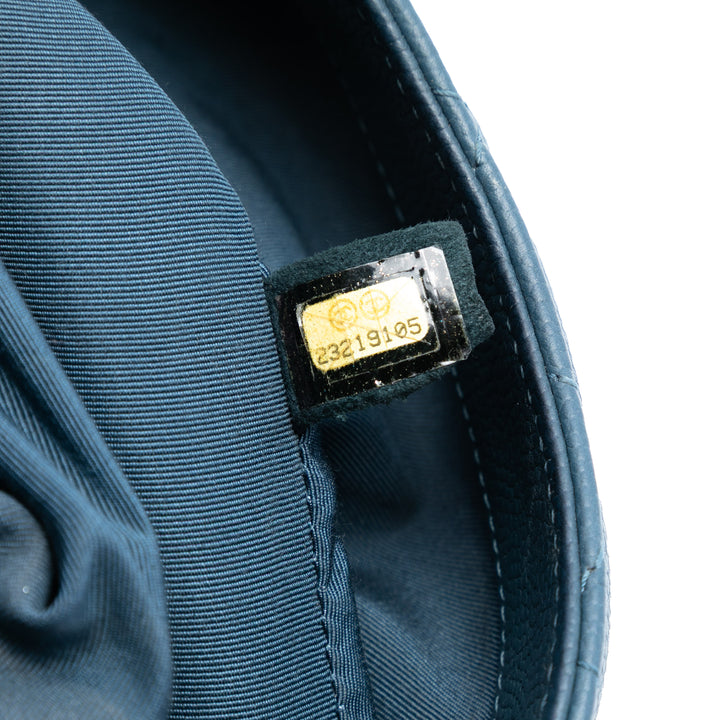 Chanel Matelassé Casual Poche à rabat Petit Cuir caviar