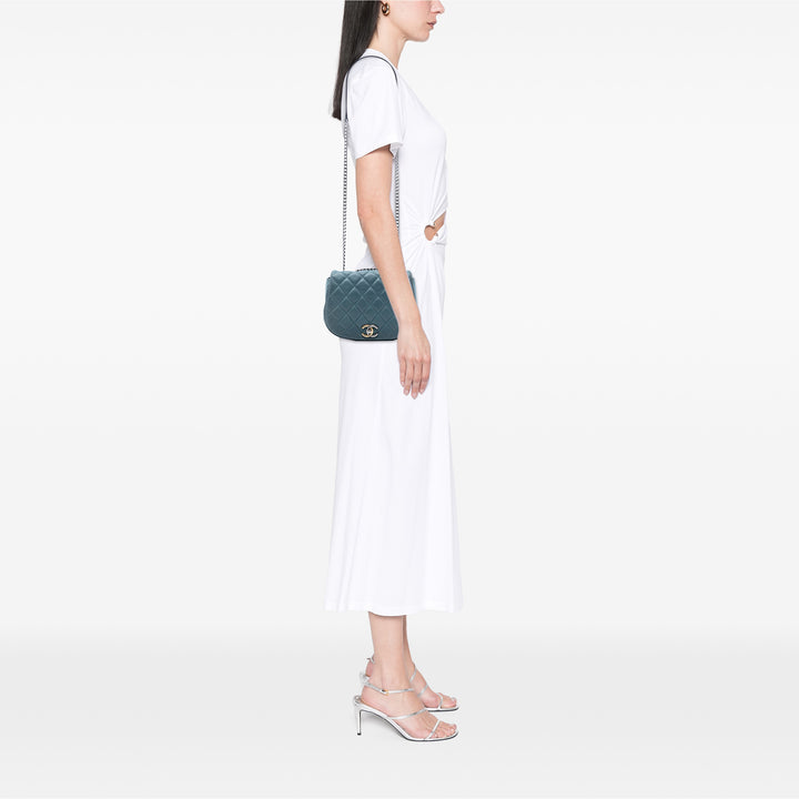 Chanel Matelassé Casual Poche à rabat Petit Cuir caviar
