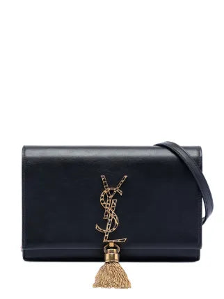 Saint Laurent Sac Kate à pompon en cuir
