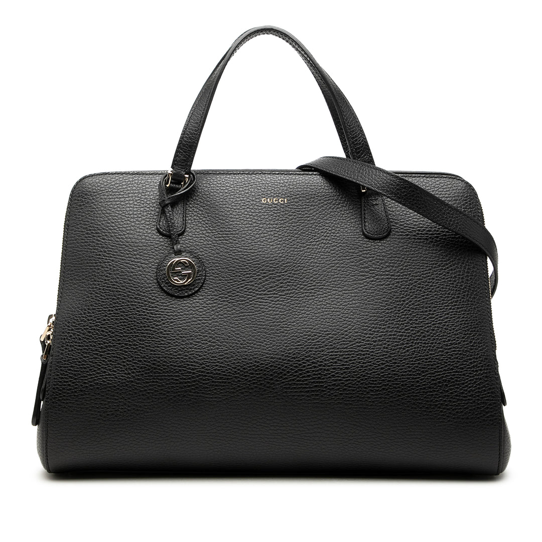 Dollar Lady Sac Cuir de veau Noir