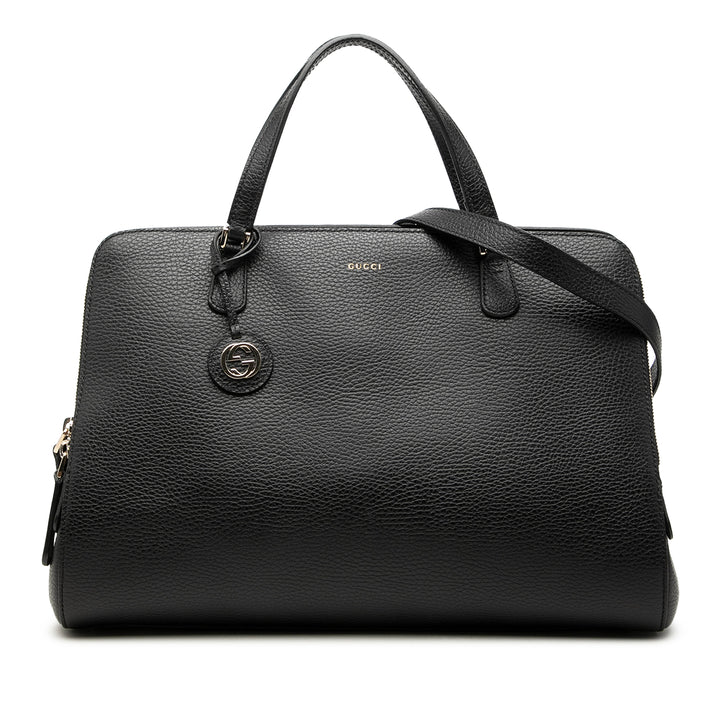Dollar Lady Sac Cuir de veau Noir