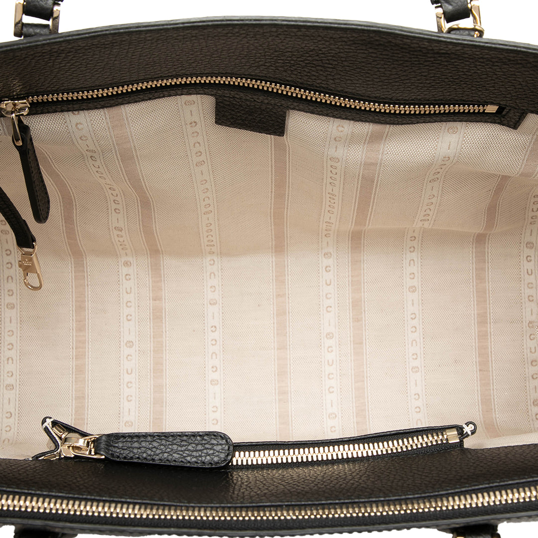 Dollar Lady Sac Cuir de veau Noir