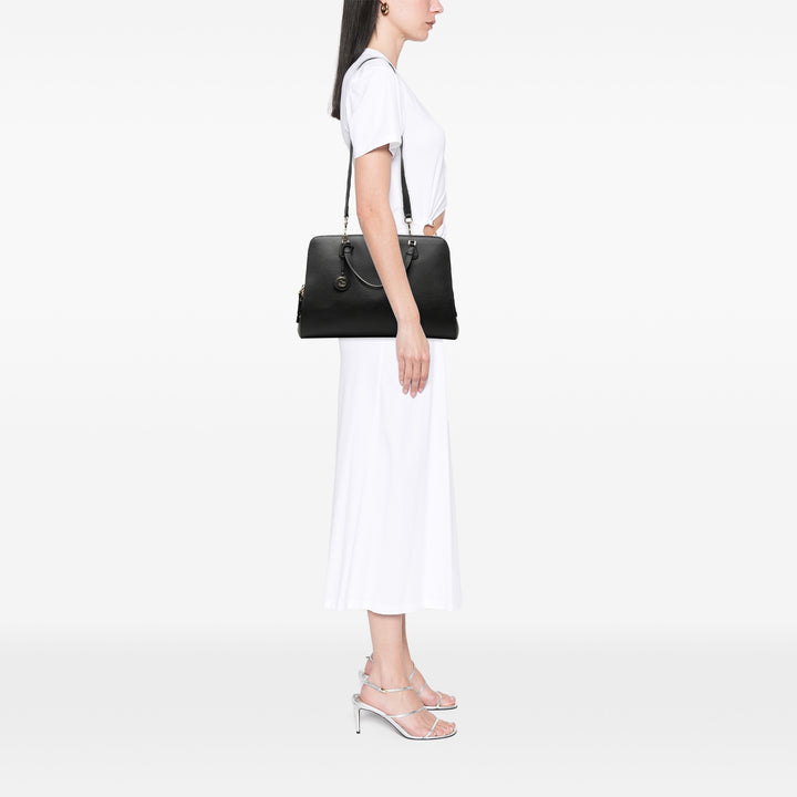 Dollar Lady Sac Cuir de veau Noir
