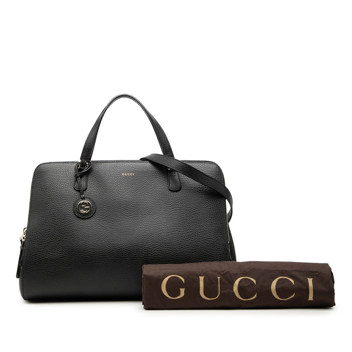 Dollar Lady Sac Cuir de veau Noir