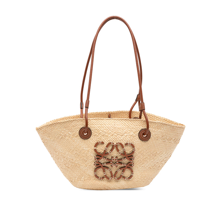 LOEWE Paulas Ibiza Small Anagram Raffia Cabas