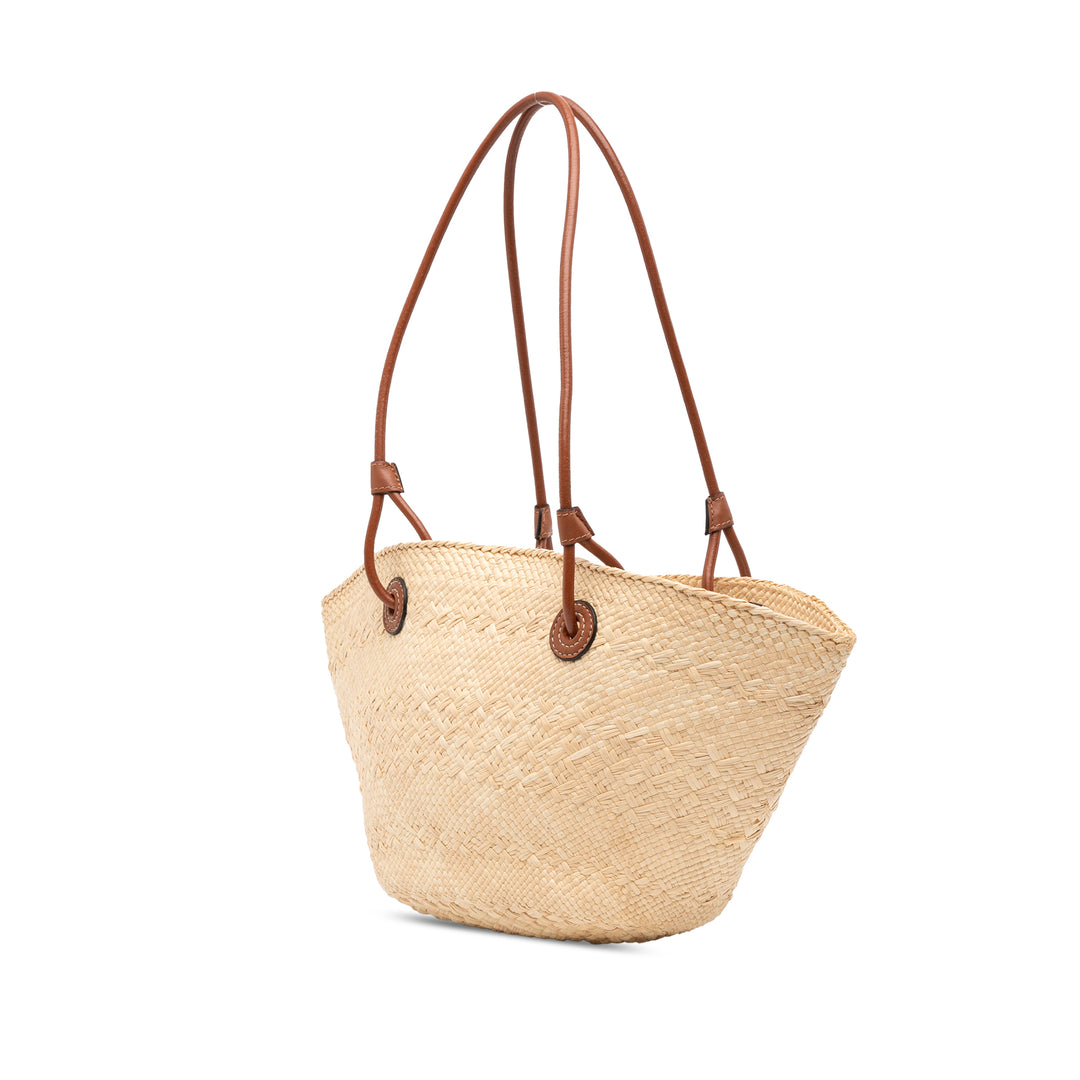 LOEWE Paulas Ibiza Small Anagram Raffia Cabas