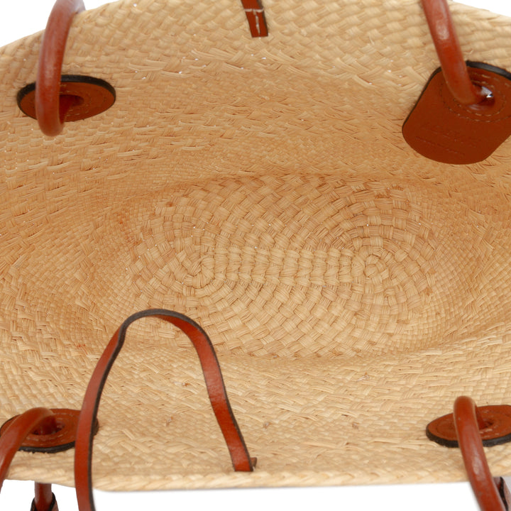 LOEWE Paulas Ibiza Small Anagram Raffia Cabas