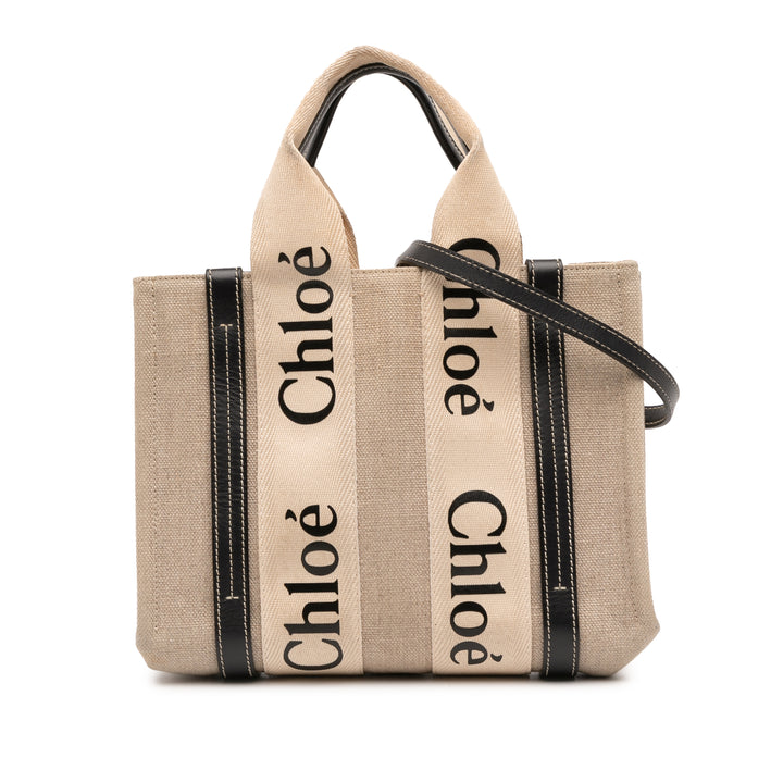Chloé Small Toile Woody Cabas