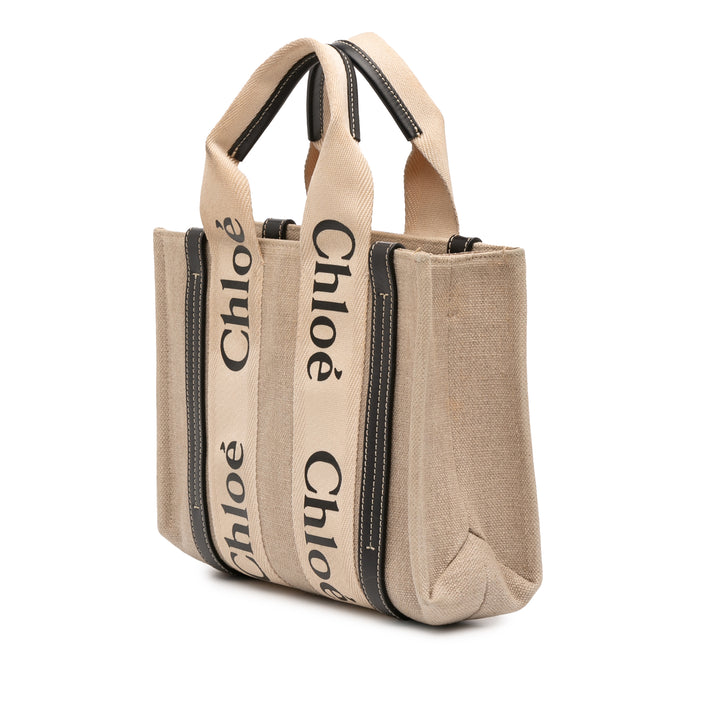 Chloé Small Toile Woody Cabas