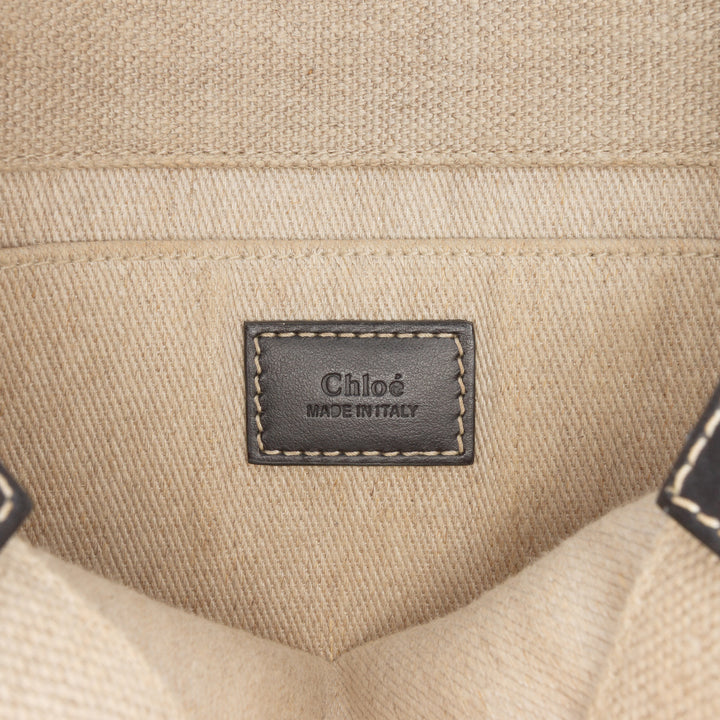 Chloé Small Toile Woody Cabas