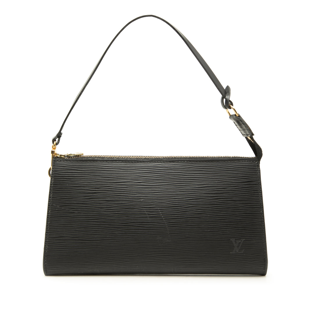 Louis Vuitton Pochette Accessoires Épi Noir – vue principale – GABY PARIS