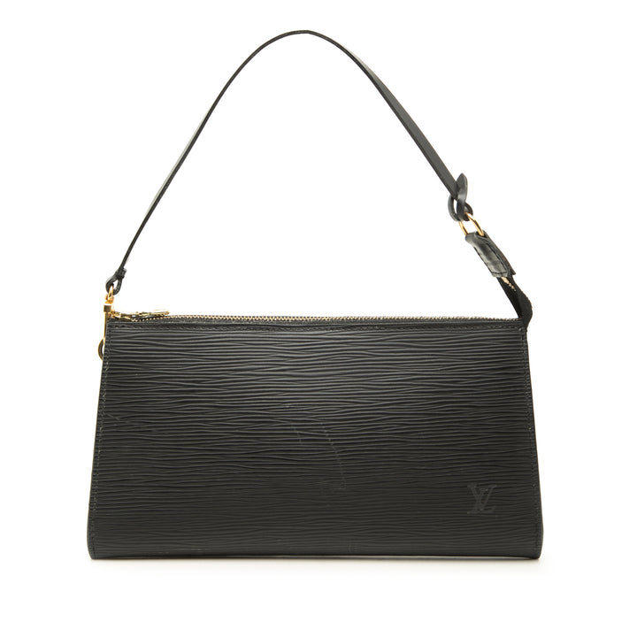 Louis Vuitton Pochette Accessoires Épi Noir – vue principale – GABY PARIS