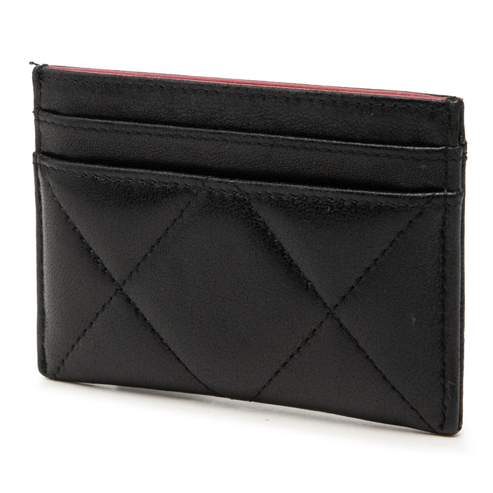 Chanel Matelassé Cuir d’agneau 19 Card Holder