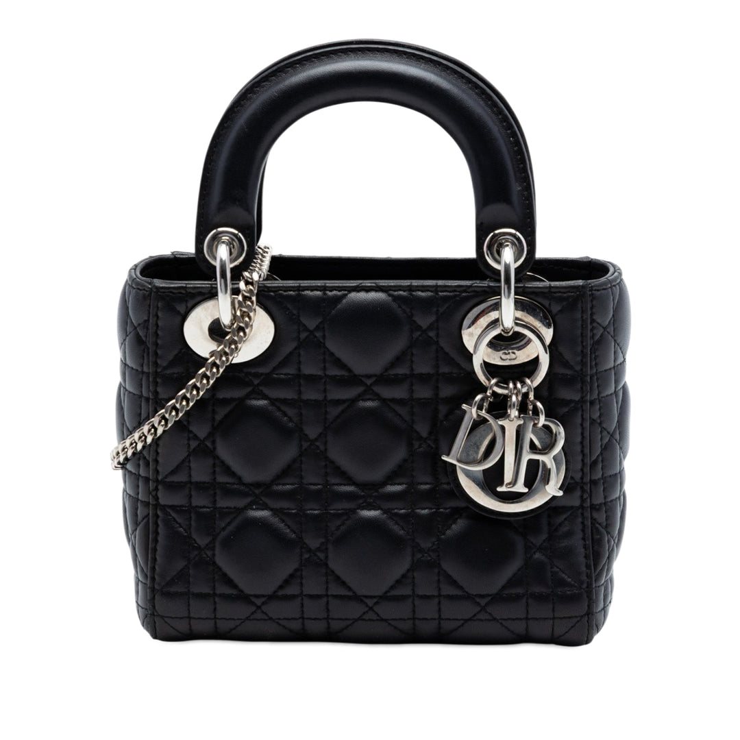 Dior Mini Cuir d’agneau Cannage Lady Dior