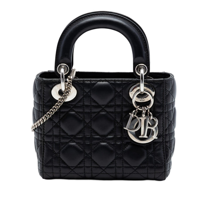 Dior Mini Cuir d’agneau Cannage Lady Dior
