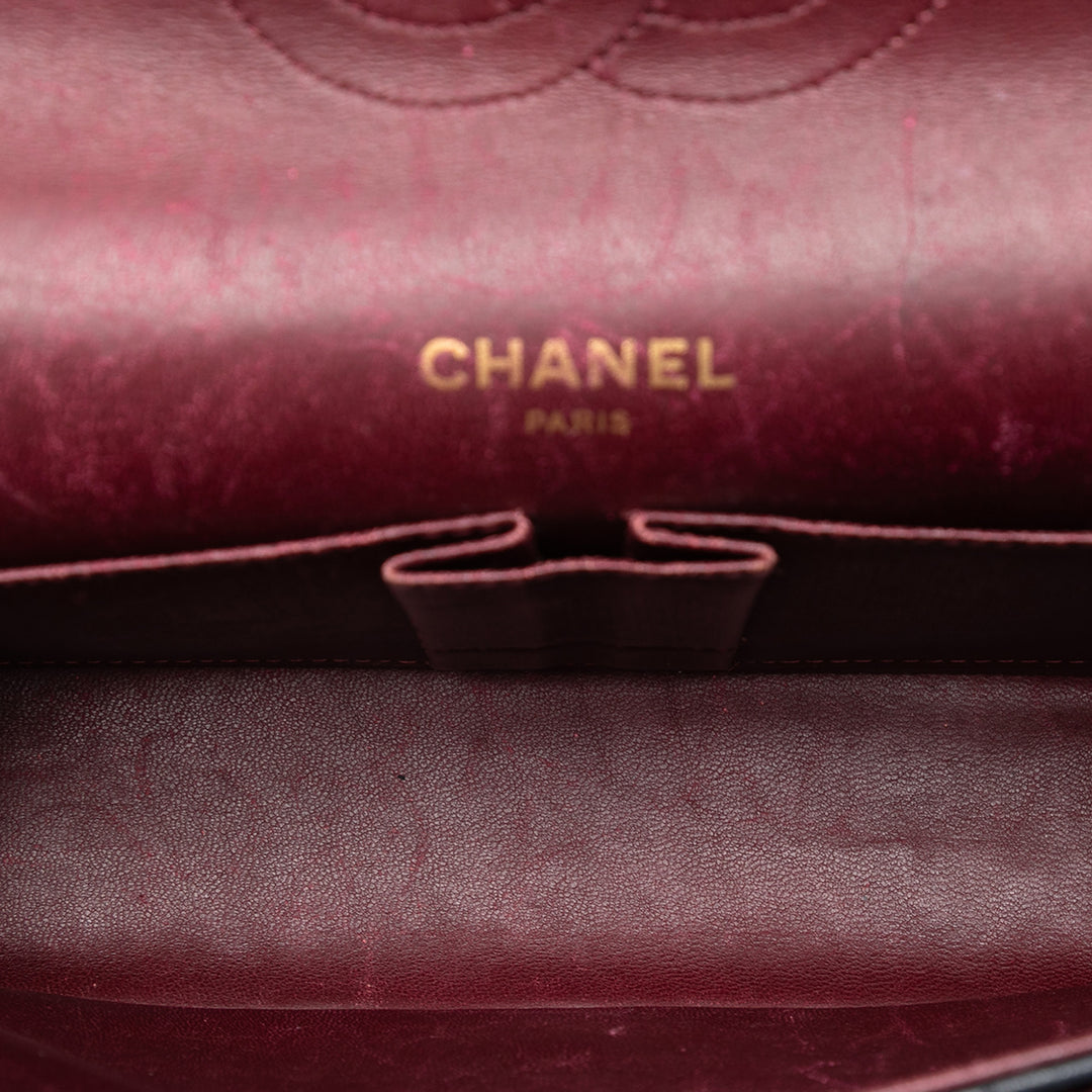 Chanel Medium CC Matelassé Cuir d’agneau Bijoux Chain Double rabat