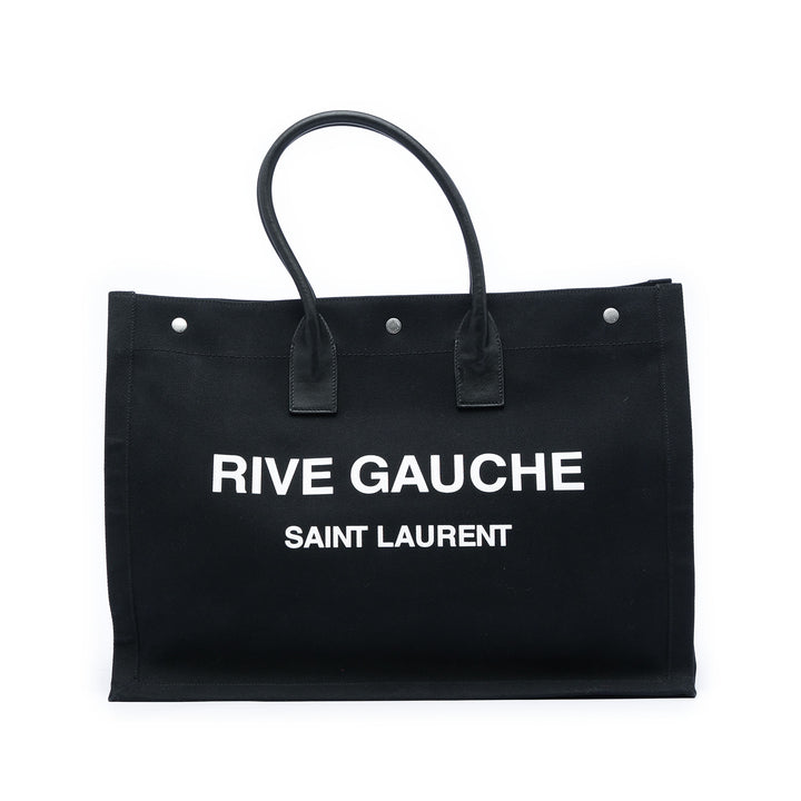 Saint Laurent Large Toile Rive Gauche Cabas
