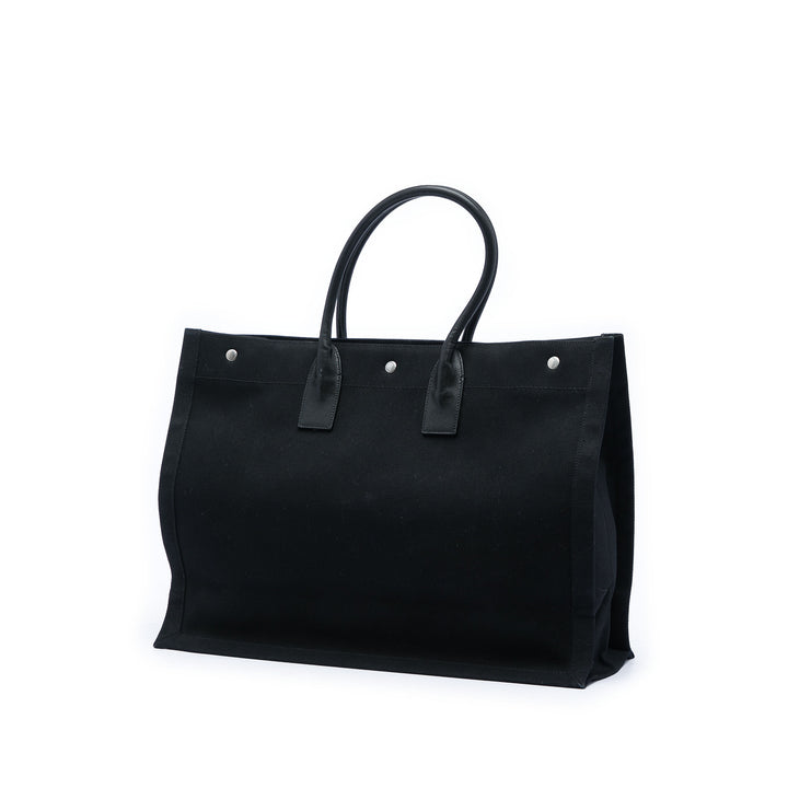 Saint Laurent Large Toile Rive Gauche Cabas