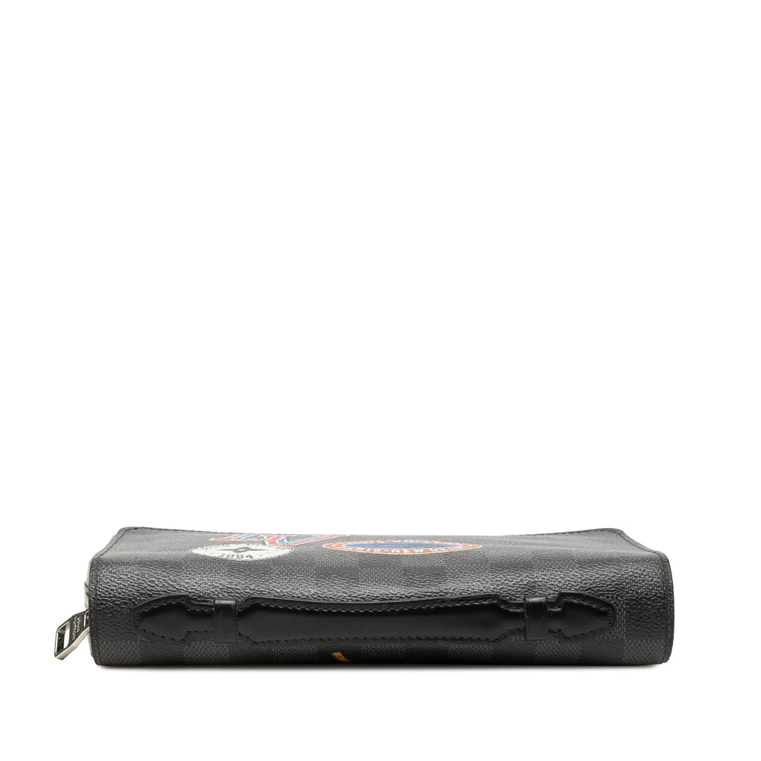 Louis Vuitton LV League Zippy Portefeuille XL Damier Graphite Noir – vue 3 – GABY PARIS