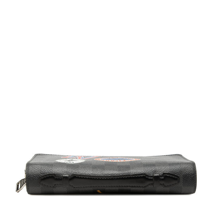 Louis Vuitton LV League Zippy Portefeuille XL Damier Graphite Noir – vue 3 – GABY PARIS