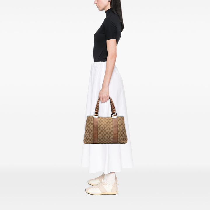 Gucci Cabas GG Bamboo Libeccio Moyen Beige – vue 6 – GABY PARIS
