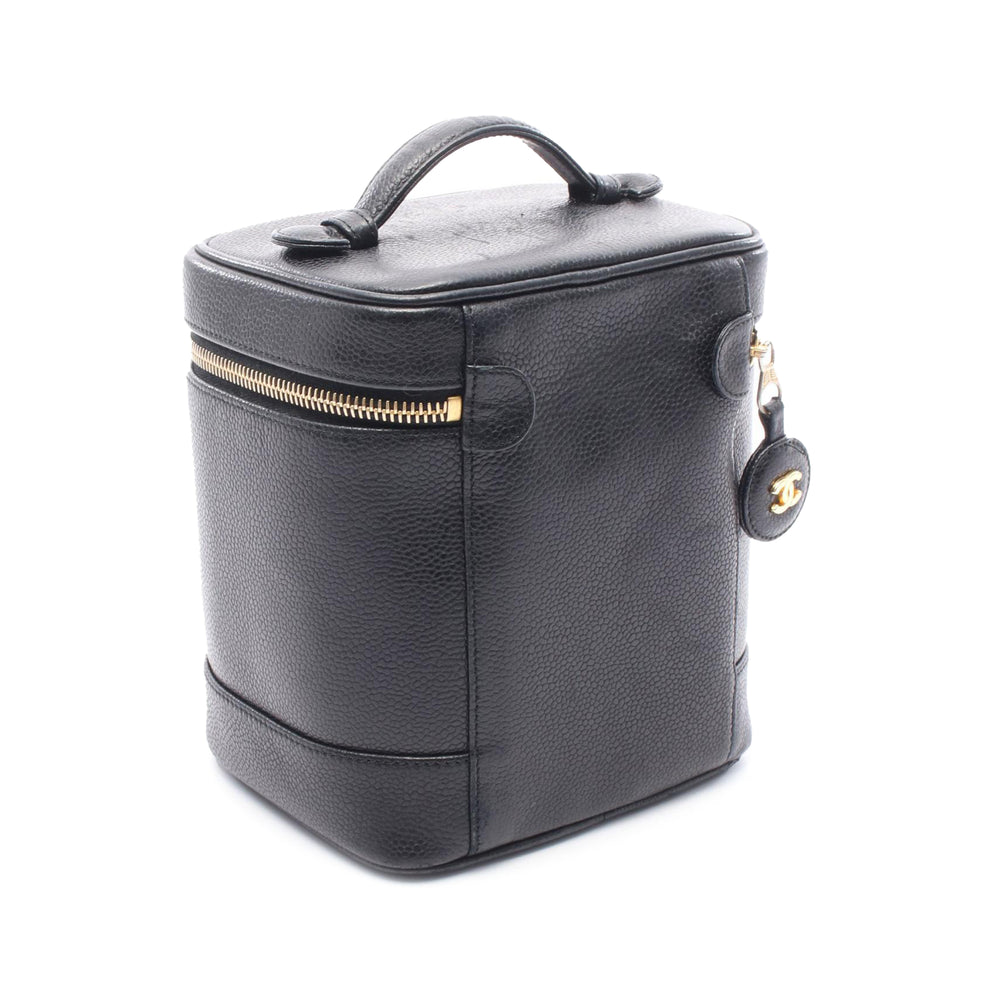CC Caviar Vanity Case Black - Gaby Paris