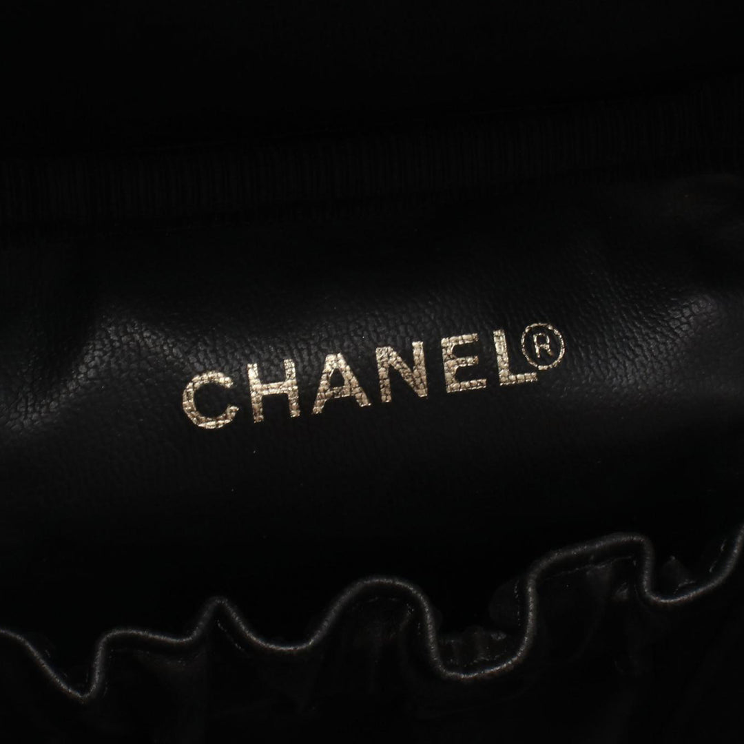 CC Caviar Vanity Case Black - Gaby Paris
