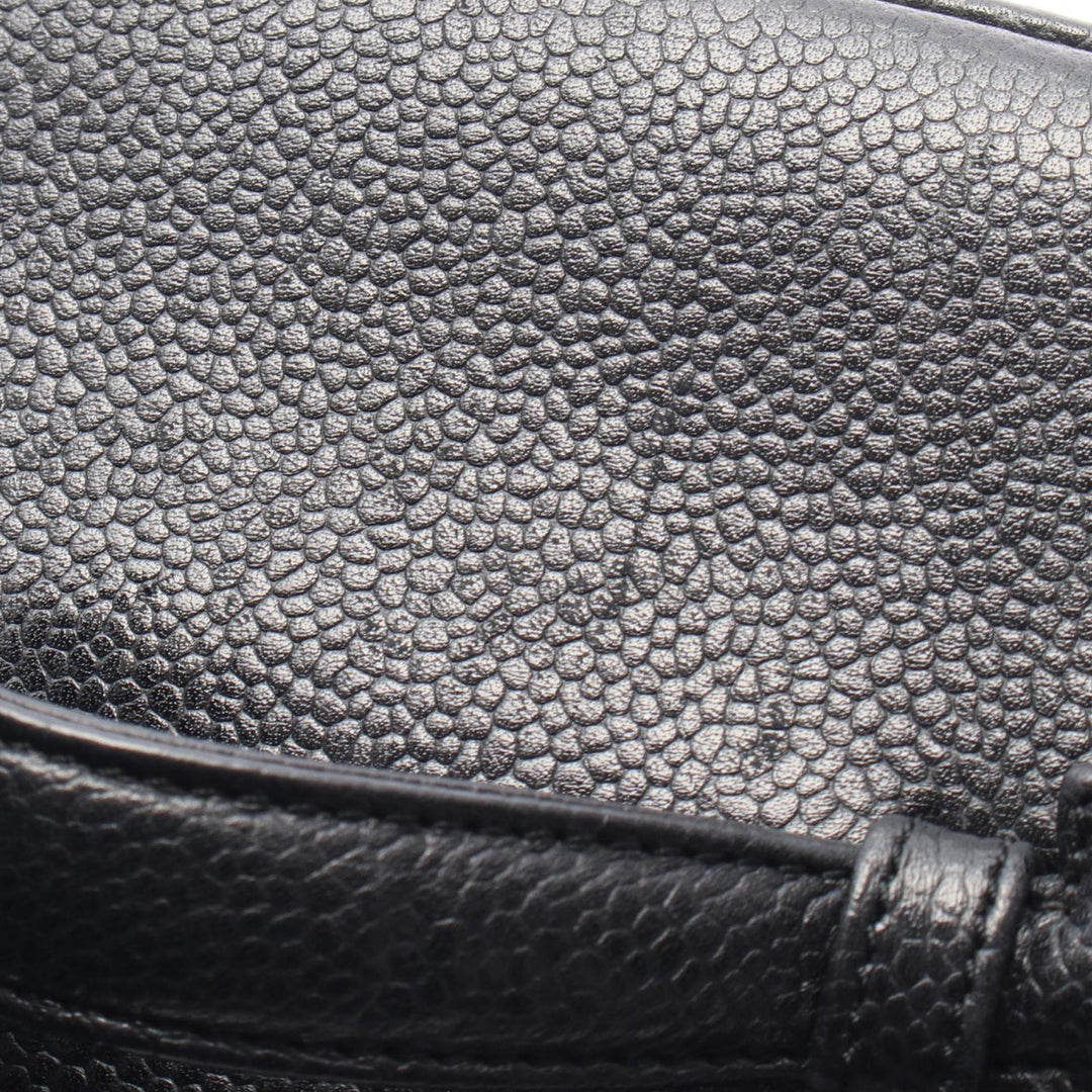 CC Caviar Vanity Case Black - Gaby Paris