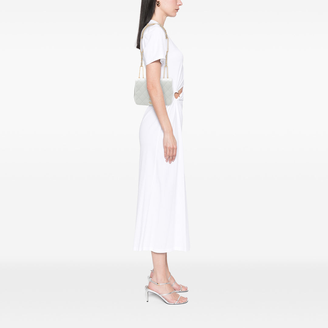 Chanel Small Matelassé Cuir d’agneau On And On Chain à rabat