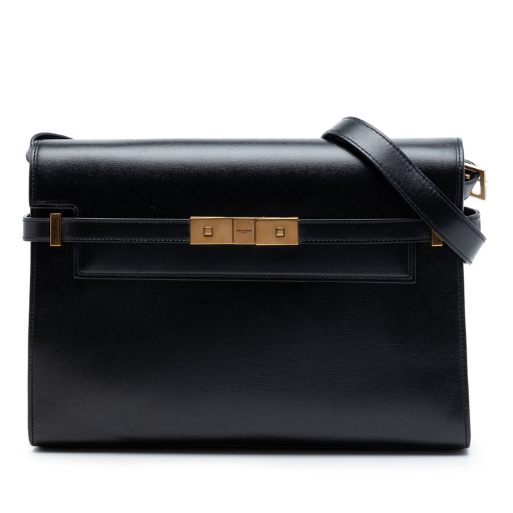 Saint Laurent Medium Smooth Cuir de veau Manhattan Sac bandoulière