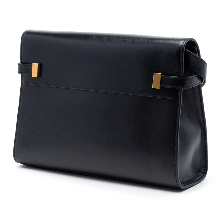 Saint Laurent Medium Smooth Cuir de veau Manhattan Sac bandoulière