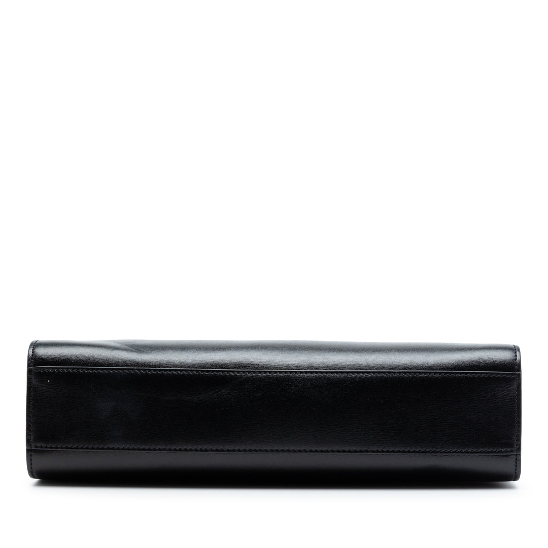 Saint Laurent Medium Smooth Cuir de veau Manhattan Sac bandoulière