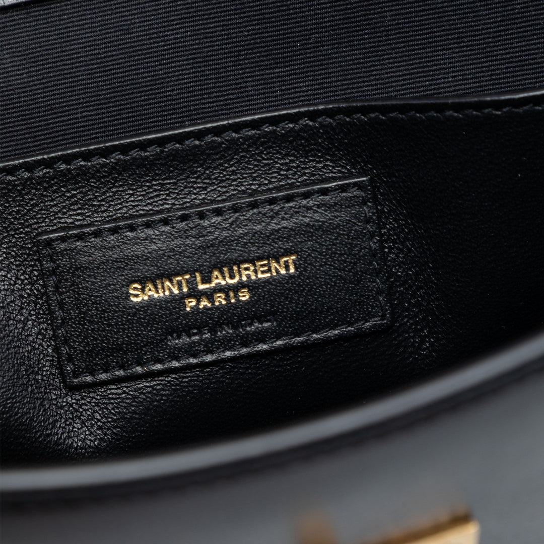 Saint Laurent Medium Smooth Cuir de veau Manhattan Sac bandoulière