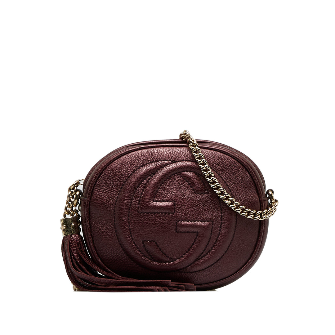 Mini Soho Chain Crossbody Purple - Gaby Paris