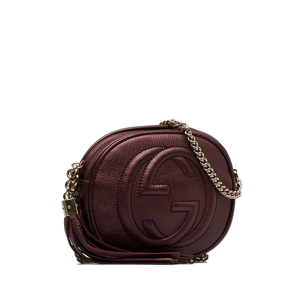 Mini Soho Chain Crossbody Purple - Gaby Paris