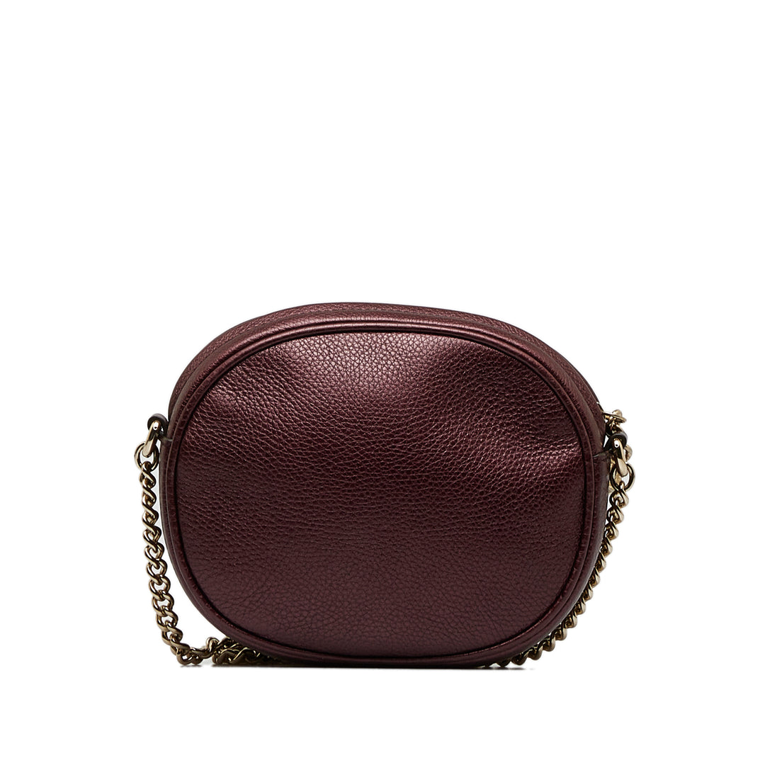 Mini Soho Chain Crossbody Purple - Gaby Paris