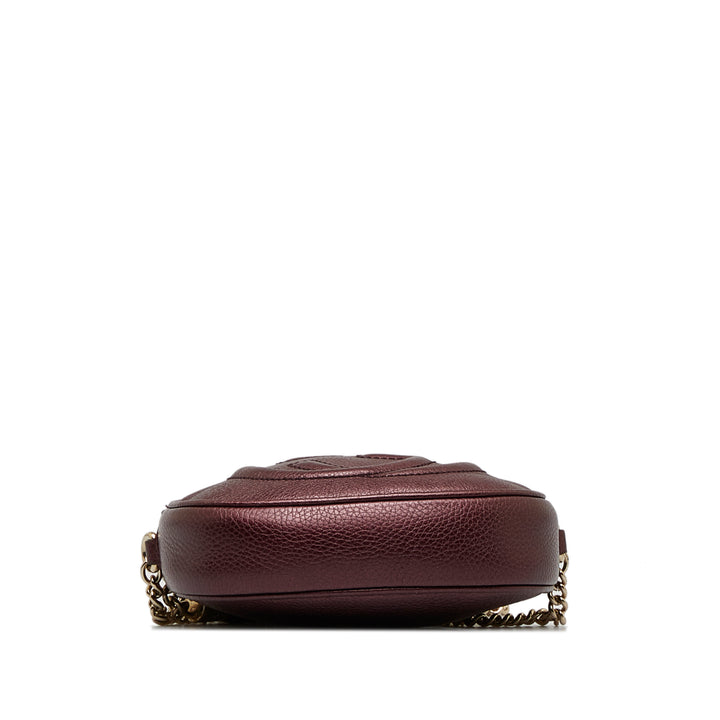 Mini Soho Chain Crossbody Purple - Gaby Paris