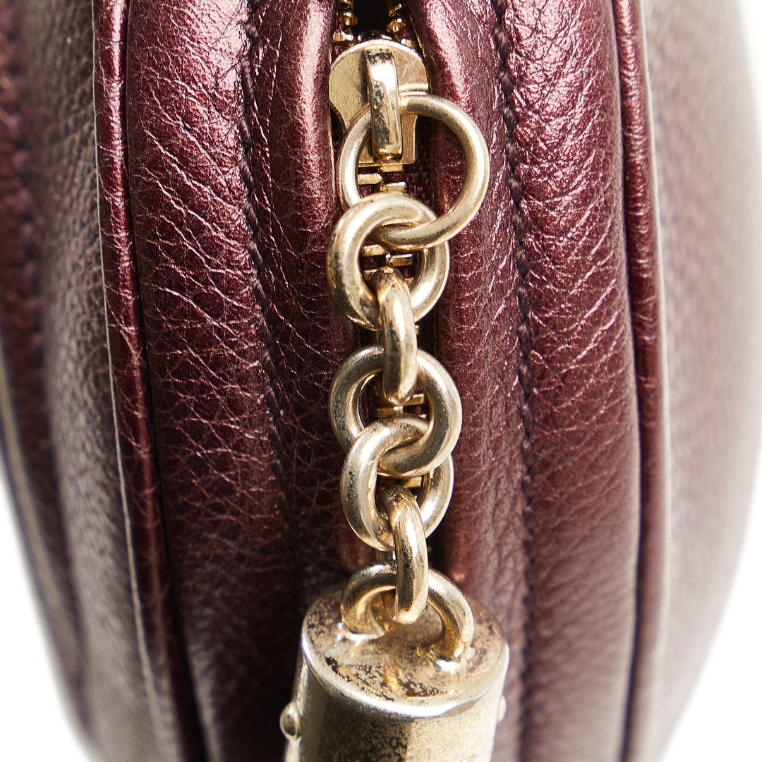 Mini Soho Chain Crossbody Purple - Gaby Paris