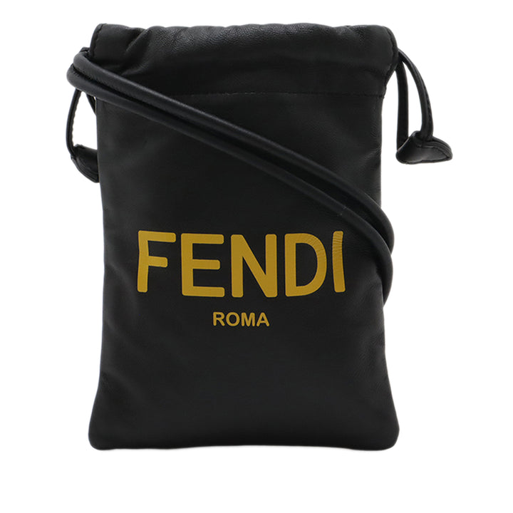 Fendi Nappa Logo Neck Phone Pochette