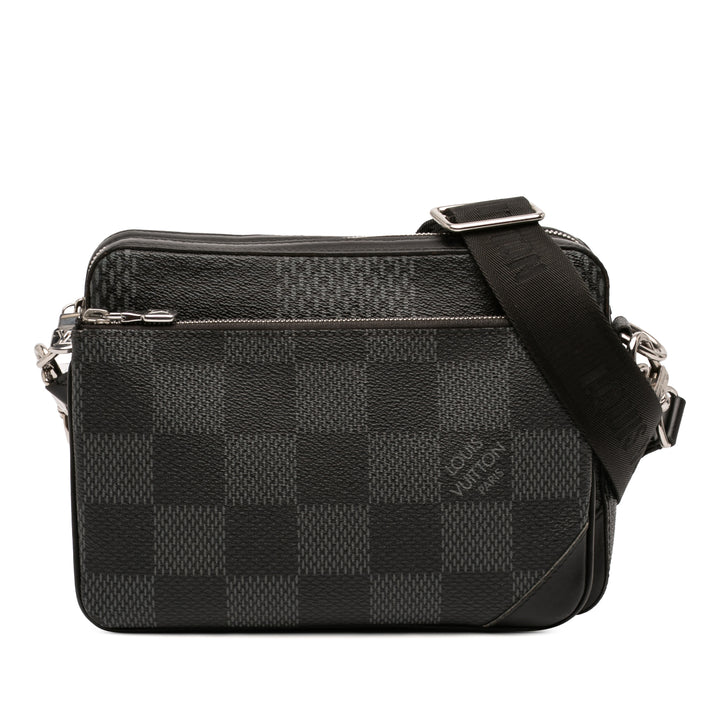 Louis Vuitton Damier Graphite 3D Trio Messenger Sac