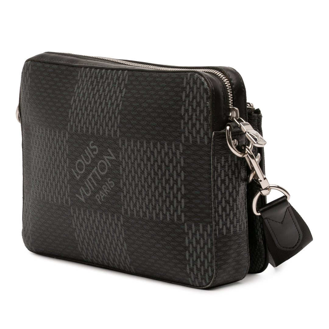 Louis Vuitton Damier Graphite 3D Trio Messenger Sac