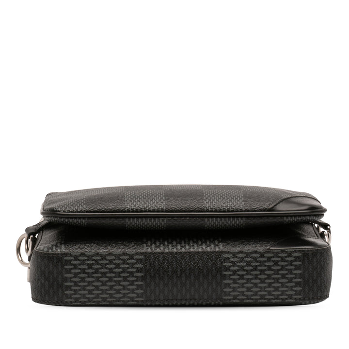 Louis Vuitton Damier Graphite 3D Trio Messenger Sac