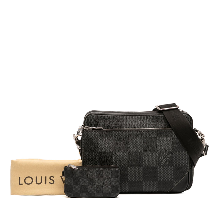 Louis Vuitton Damier Graphite 3D Trio Messenger Sac