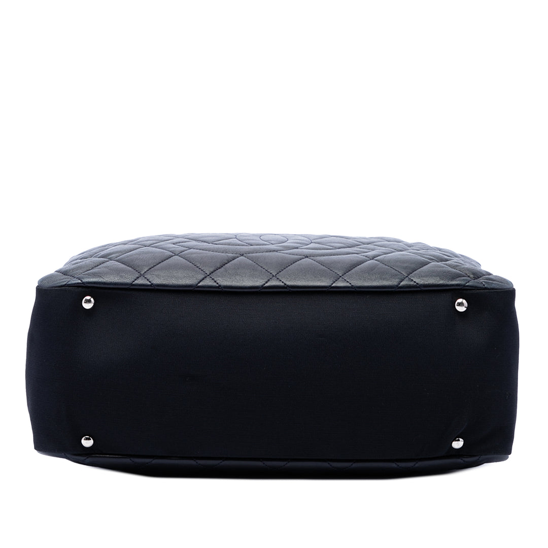 Chanel Paris Venice Matelassé Lido Sac Cuir d'agneau Bleu