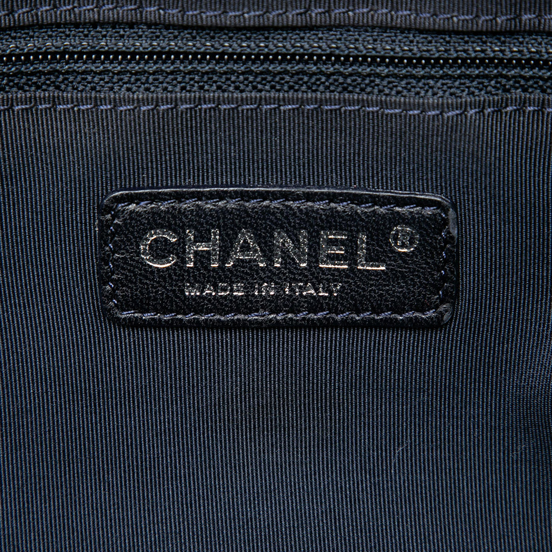 Chanel Paris Venice Matelassé Lido Sac Cuir d'agneau Bleu