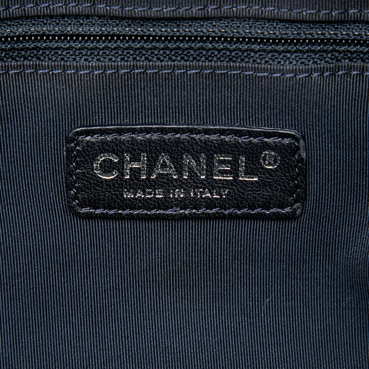 Chanel Paris Venice Matelassé Lido Sac Cuir d'agneau Bleu