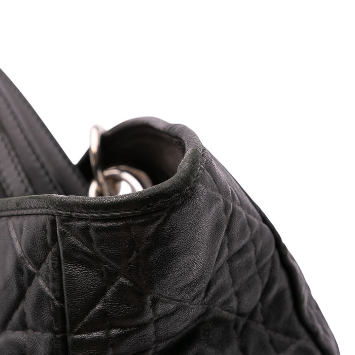 Dior Large Cuir d’agneau Cannage Lady Dior Soft Shopping Cabas Noir – GABY PARIS Authentique