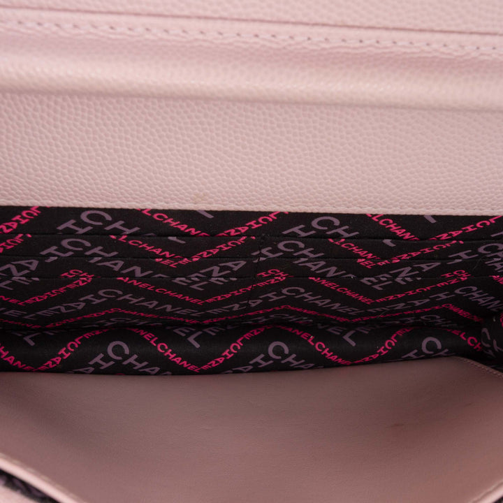 Chanel CC Matelassé Caviar Wallet on Chain