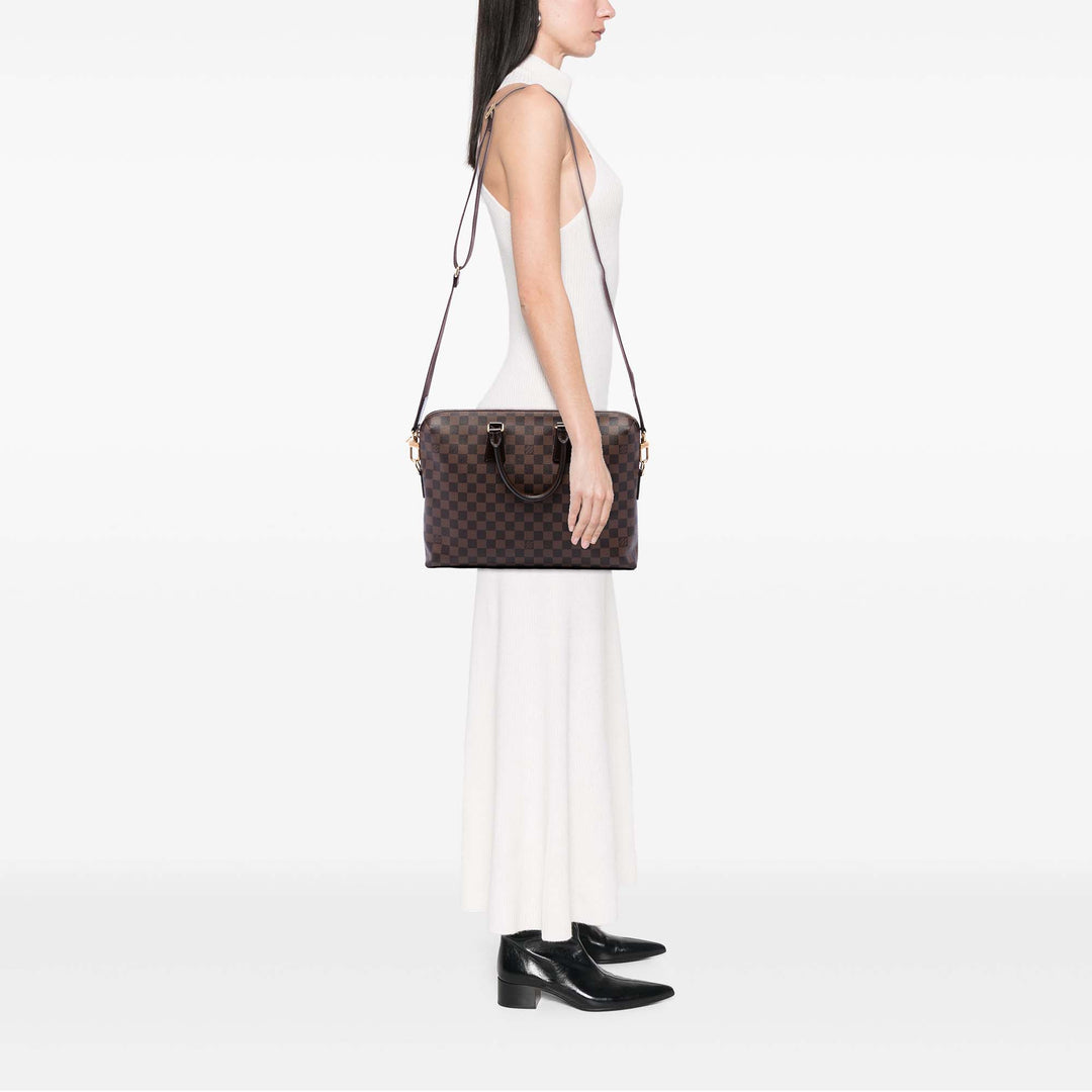 Louis Vuitton Porte Documents Jour Damier Ébène Marron