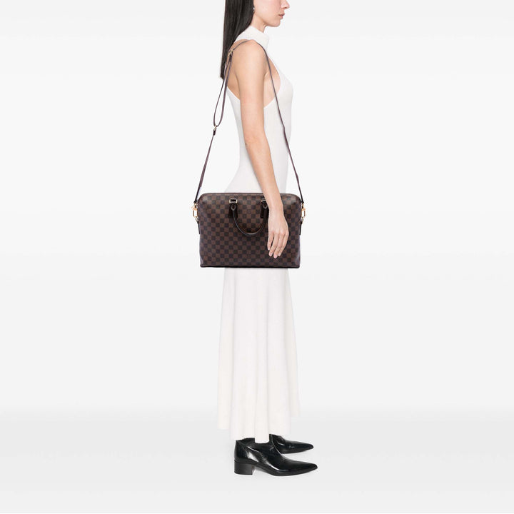 Louis Vuitton Porte Documents Jour Damier Ébène Marron
